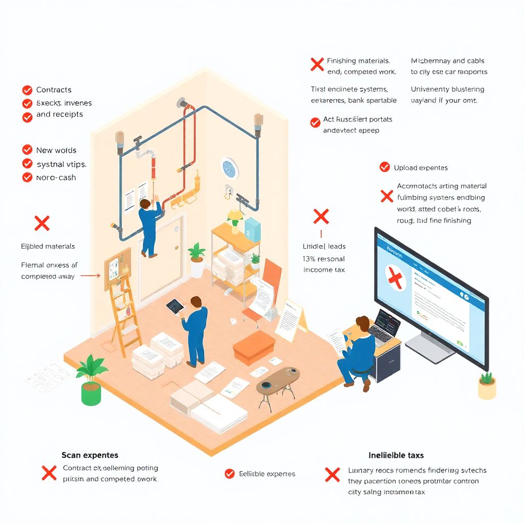 Налоговые вычеты за ремонт и благоустройство: как оформить по закону