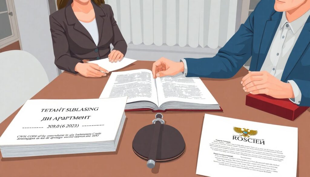 Как оформить договор субаренды на жилое помещение без нарушений - иллюстрация