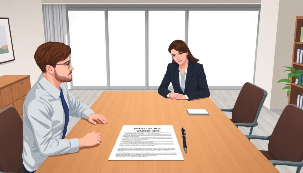 Как оформить соглашение о разделе имущества после бракоразводного процесса - иллюстрация