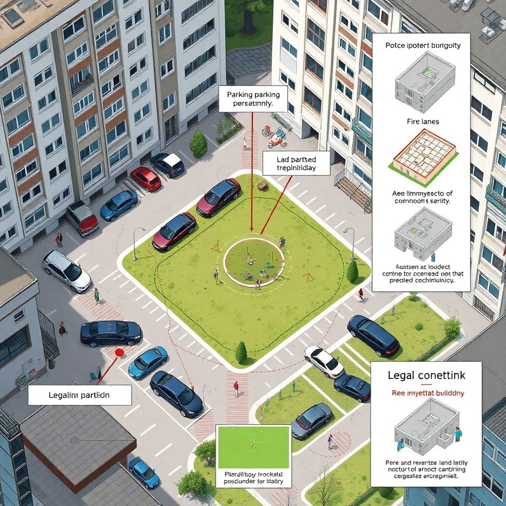 Правовые аспекты размещения соседских парковочных мест во дворе и у дома