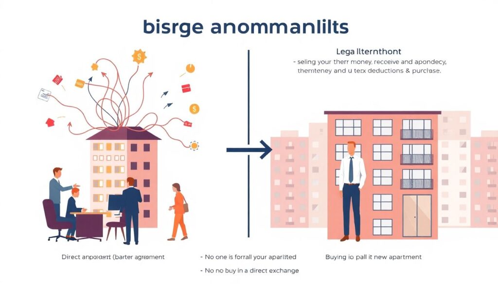 Как оформить обмен жилья на другую недвижимость без налога - иллюстрация