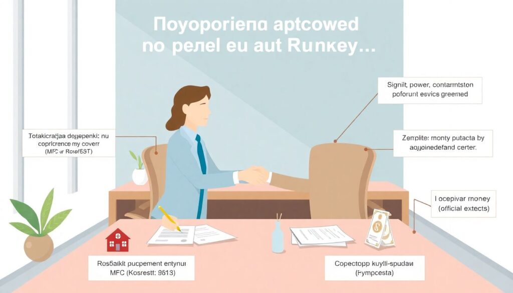 Как оформить доверенность на продажу жилья через нотариальное оформление - иллюстрация